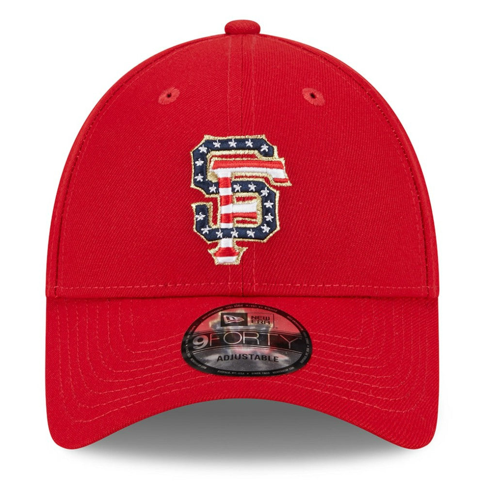 Red San Francisco Giants New Era 2023 Fourth of July 9FORTY Adjustable Hat