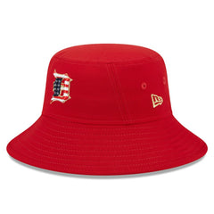 Red Detroit Tigers New Era 2023 Fourth of July Bucket Hat