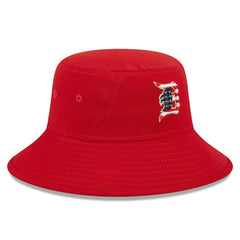 Red Detroit Tigers New Era 2023 Fourth of July Bucket Hat