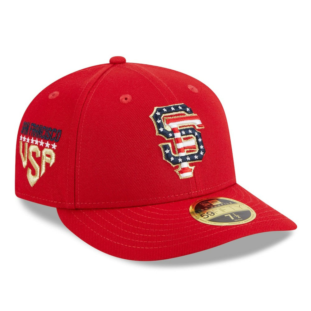 Red San Francisco Giants New Era 2023 Fourth of July Low Profile 59FIFTY Fitted Hat