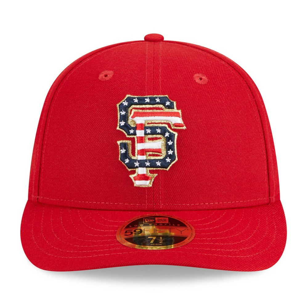 Red San Francisco Giants New Era 2023 Fourth of July Low Profile 59FIFTY Fitted Hat