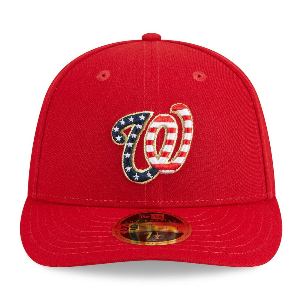 Red Washington Nationals New Era 2023 Fourth of July Low Profile 59FIFTY Fitted Hat