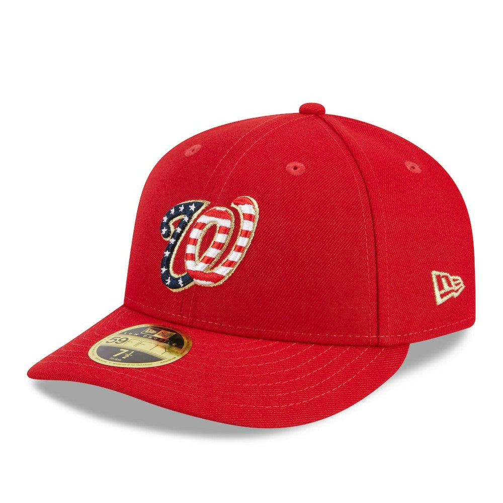 Red Washington Nationals New Era 2023 Fourth of July Low Profile 59FIFTY Fitted Hat