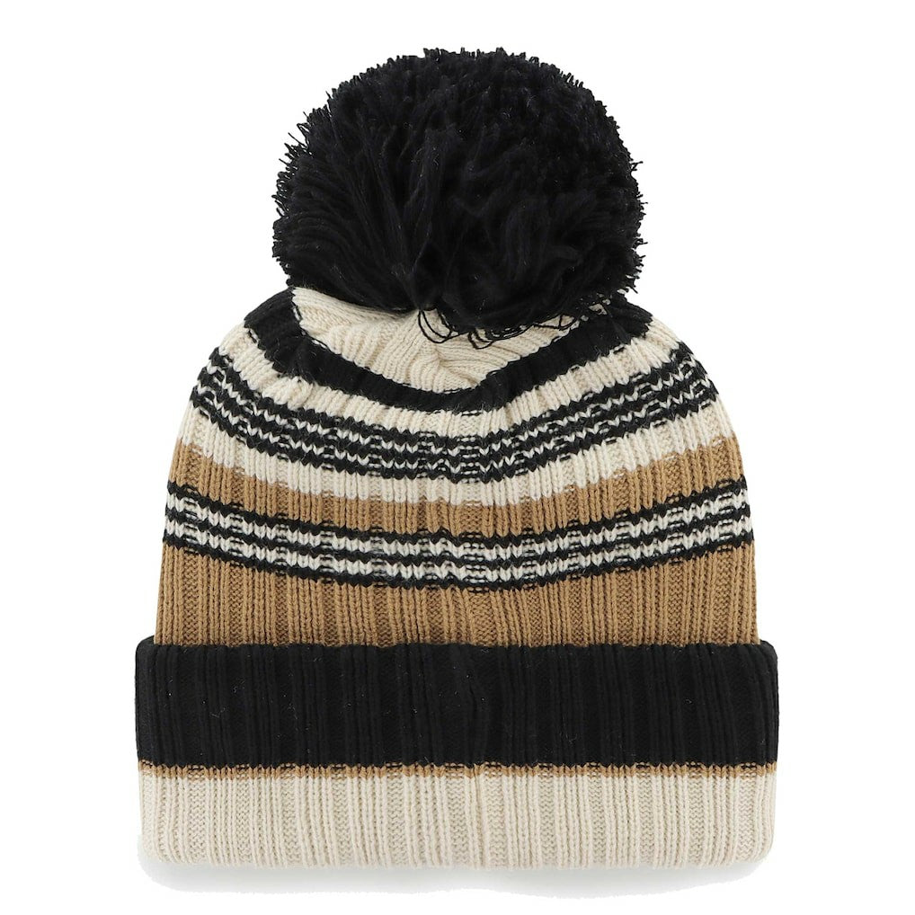 '47 Women's Barista Cuffed Knit Hat with Pom - New Orleans Saints Hats