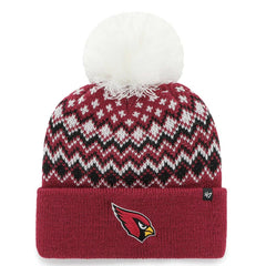 '47 Women's Elsa Cuffed Knit Hat with Pom - Arizona Cardinals Hats