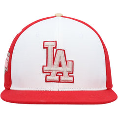 White/Red Los Angeles Dodgers Pro Standard Strawberry Ice Cream Drip Snapback Hat