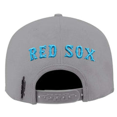 Gray Boston Red Sox Pro Standard Washed Neon Snapback Hat