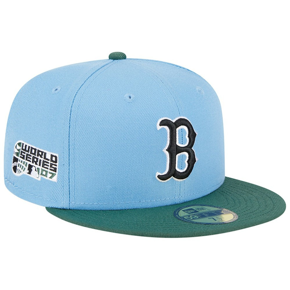 Sky Blue/Cilantro Boston Red Sox New Era 2007 World Series 59FIFTY Fitted Hat