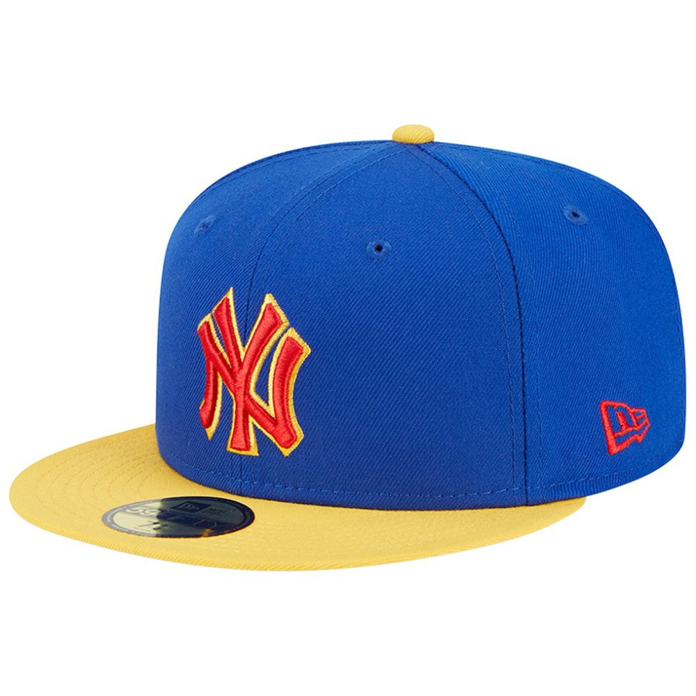 Royal/Yellow New York Yankees New Era Empire 59FIFTY Fitted Hat