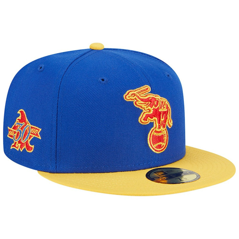 Royal/Yellow Athletics New Era Empire 59FIFTY Fitted Hat