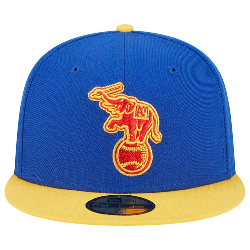 Royal/Yellow Athletics New Era Empire 59FIFTY Fitted Hat
