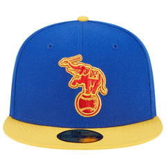 Royal/Yellow Athletics New Era Empire 59FIFTY Fitted Hat
