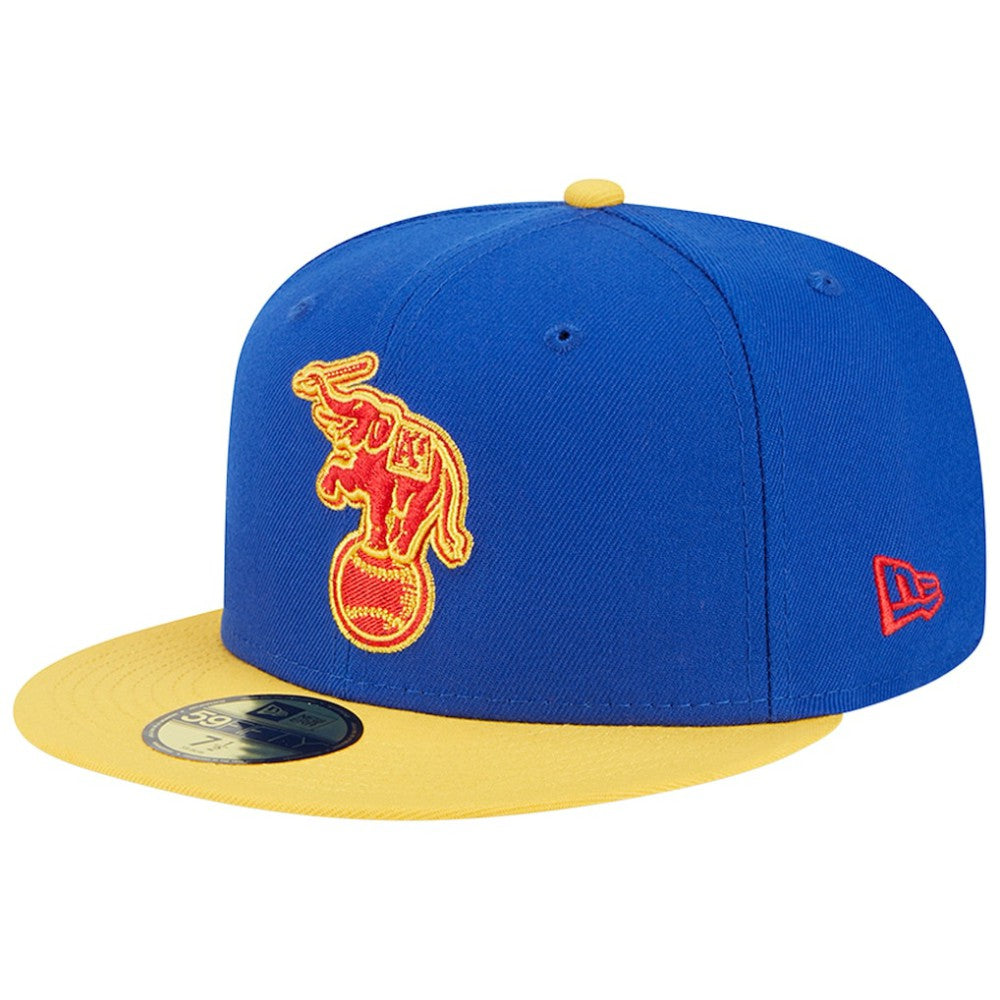 Royal/Yellow Athletics New Era Empire 59FIFTY Fitted Hat