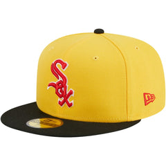 Yellow/Black Chicago White Sox New Era Grilled 59FIFTY Fitted Hat