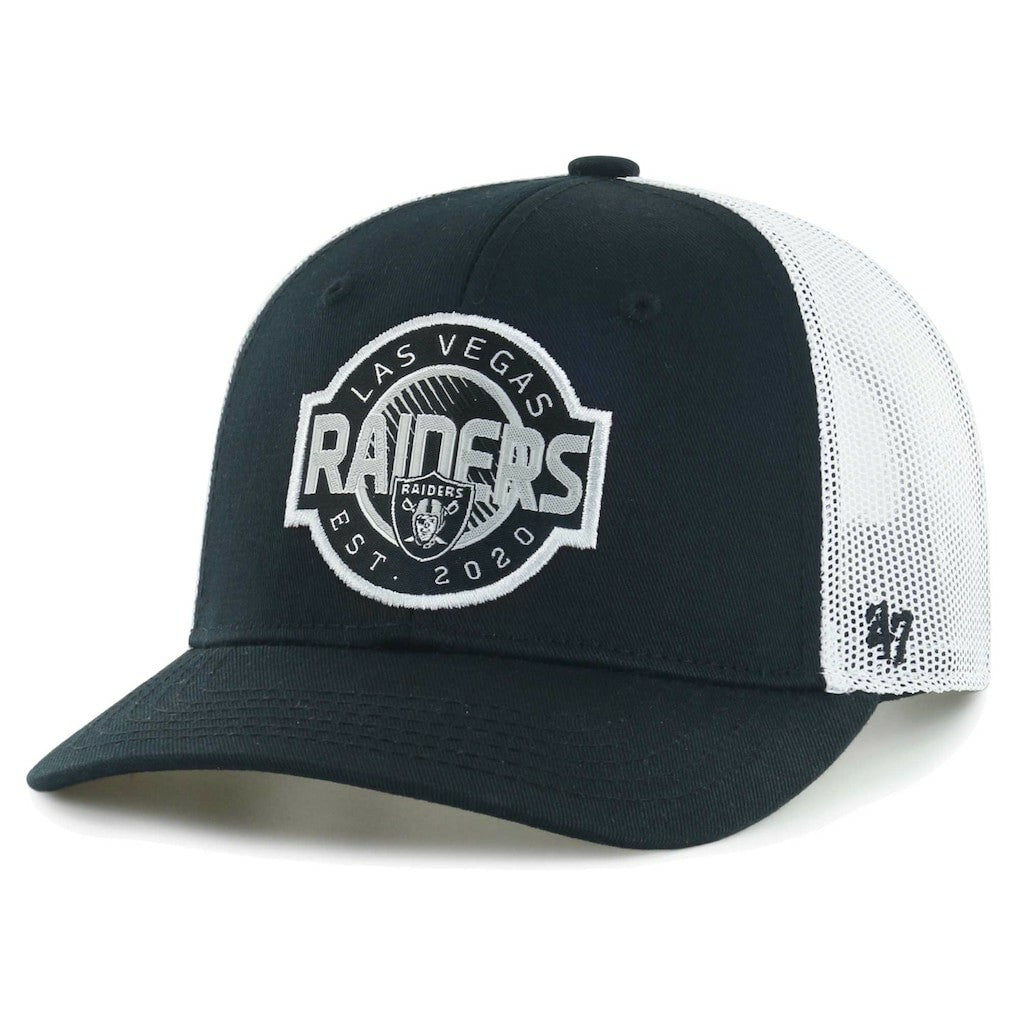 '47 Youth Scramble Adjustable Trucker Hat - Las Vegas Raiders Hats