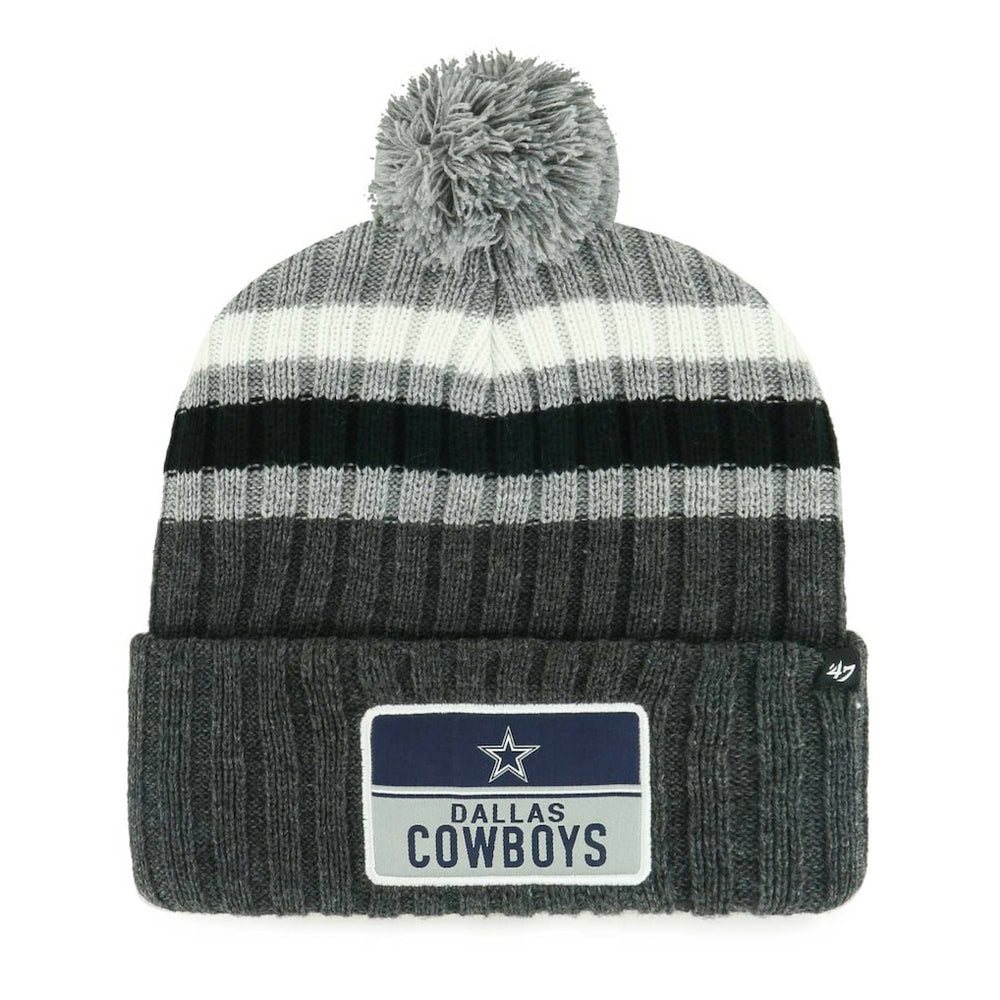 '47 Stack Cuffed Knit Hat with Pom - Dallas Cowboys Hats