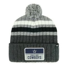 '47 Stack Cuffed Knit Hat with Pom - Dallas Cowboys Hats