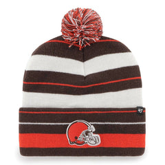 '47 Powerline Cuffed Knit Hat with Pom - Cleveland Browns Hats