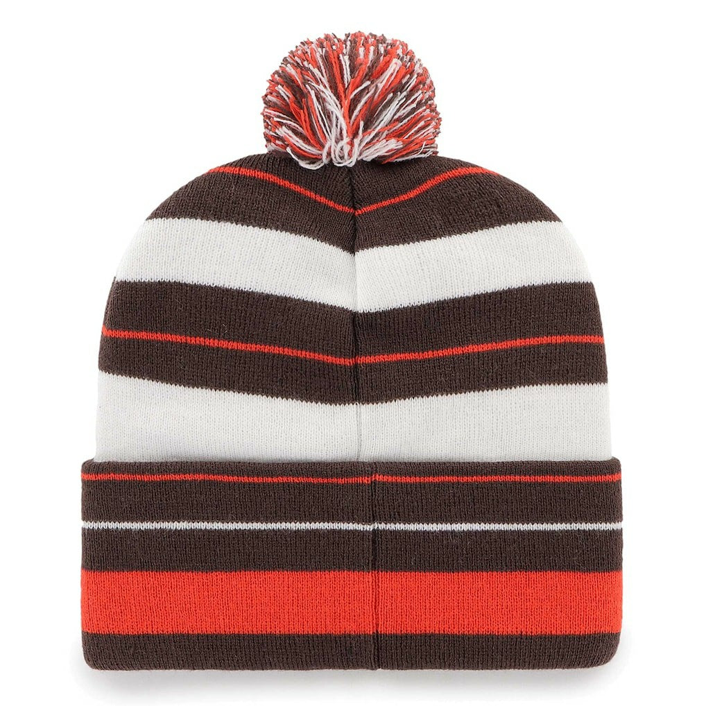 '47 Powerline Cuffed Knit Hat with Pom - Cleveland Browns Hats