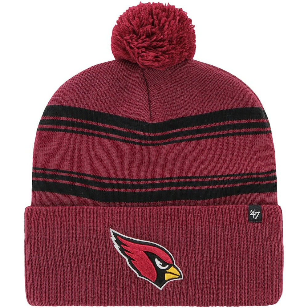 '47 Fadeout Cuffed Knit Hat with Pom - Arizona Cardinals Hats
