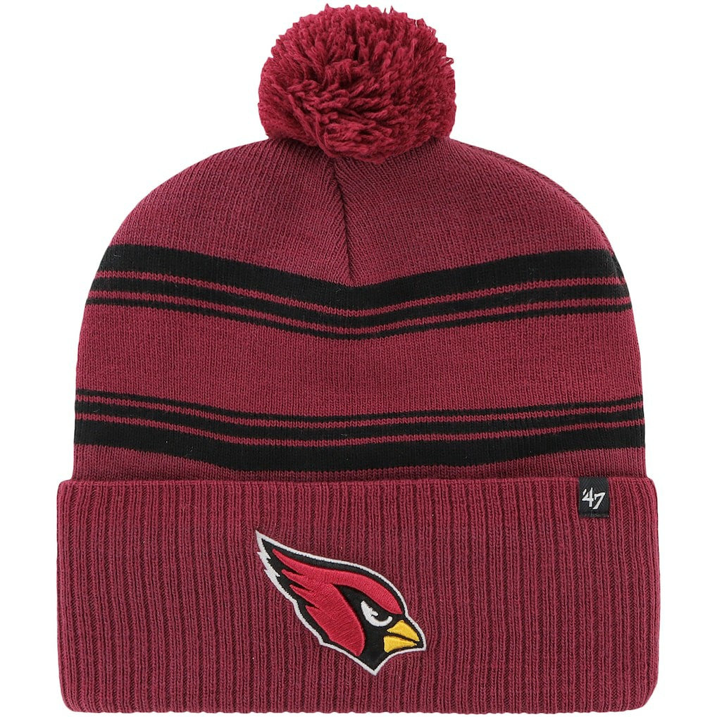 '47 Fadeout Cuffed Knit Hat with Pom - Arizona Cardinals Hats