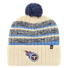 '47 Tavern Cuffed Knit Hat with Pom - Tennessee Titans Hats