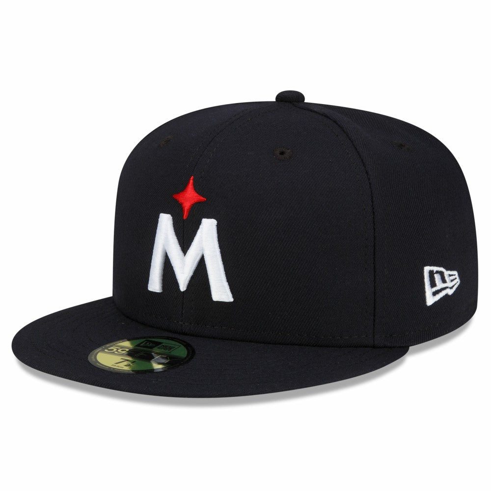 Navy Minnesota Twins New Era 2023 Authentic Collection Road 59FIFTY Fitted Hat