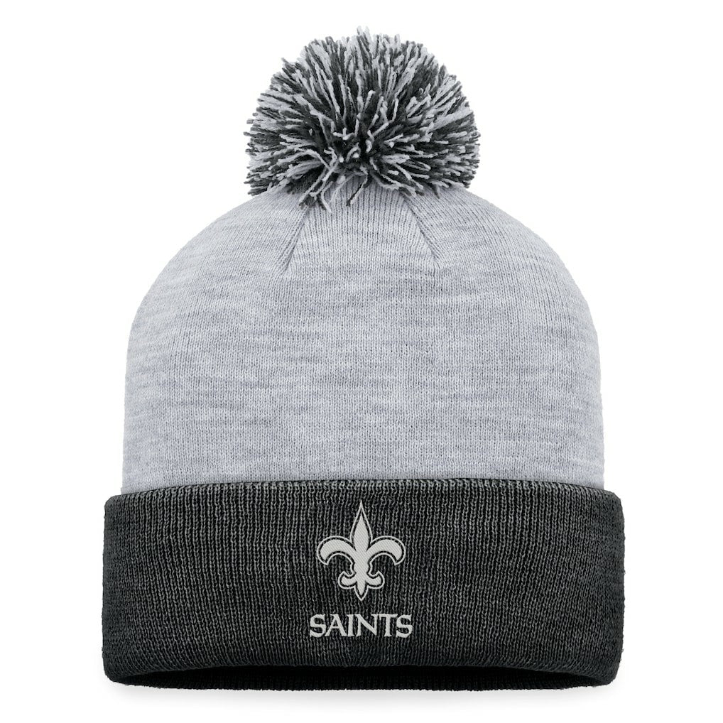 Women's Cuffed Knit Hat with Pom - New Orleans Saints Hats