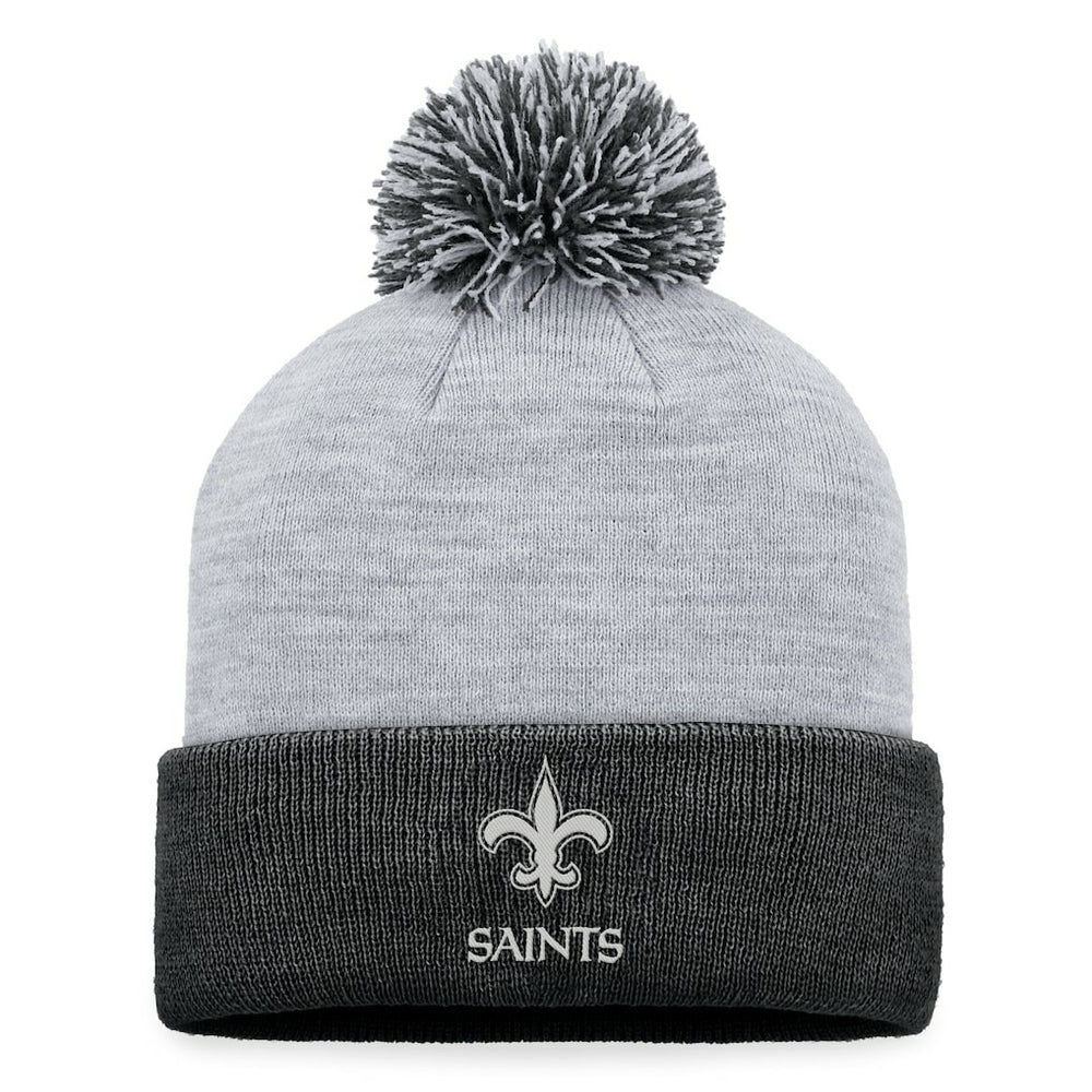Women's Cuffed Knit Hat with Pom - New Orleans Saints Hats
