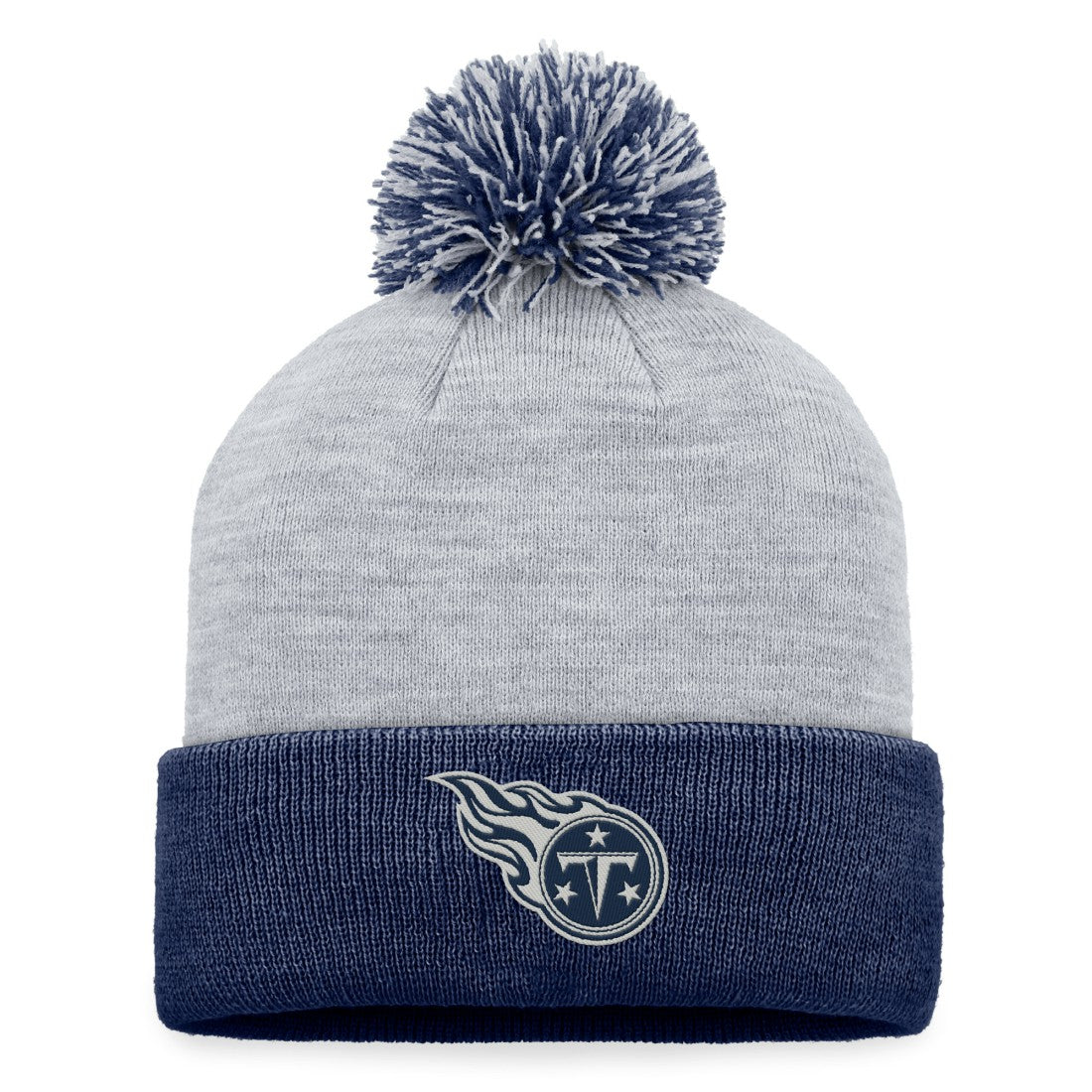 Women's Cuffed Knit Hat with Pom - Tennessee Titans Hats