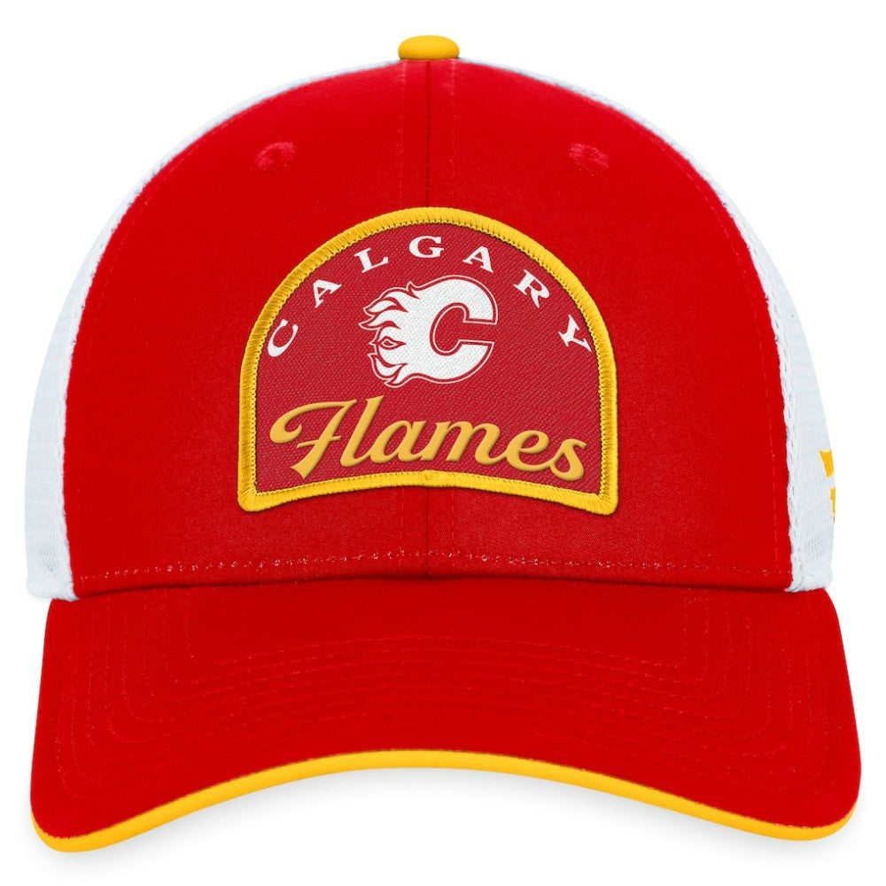 NHL Calgary Flames Fanatics Fundamental Adjustable Hat