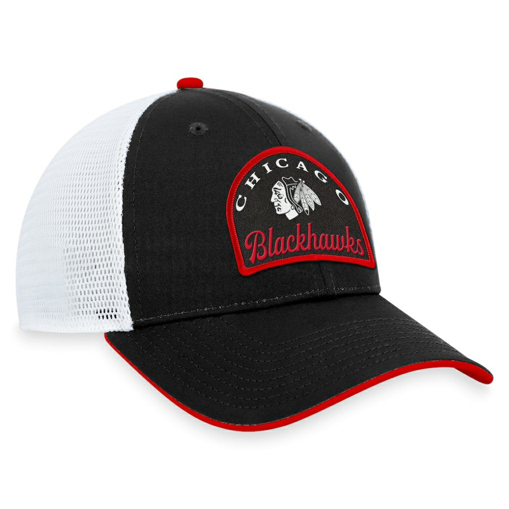 NHL Chicago Blackhawks Fanatics Fundamental Adjustable Hat