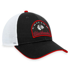 NHL Chicago Blackhawks Fanatics Fundamental Adjustable Hat