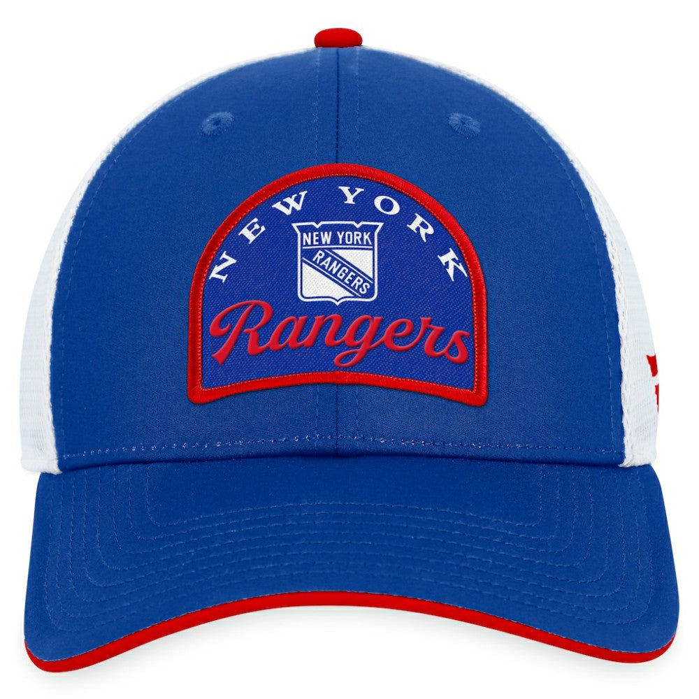 NHL New York Rangers Fanatics Fundamental Adjustable Hat
