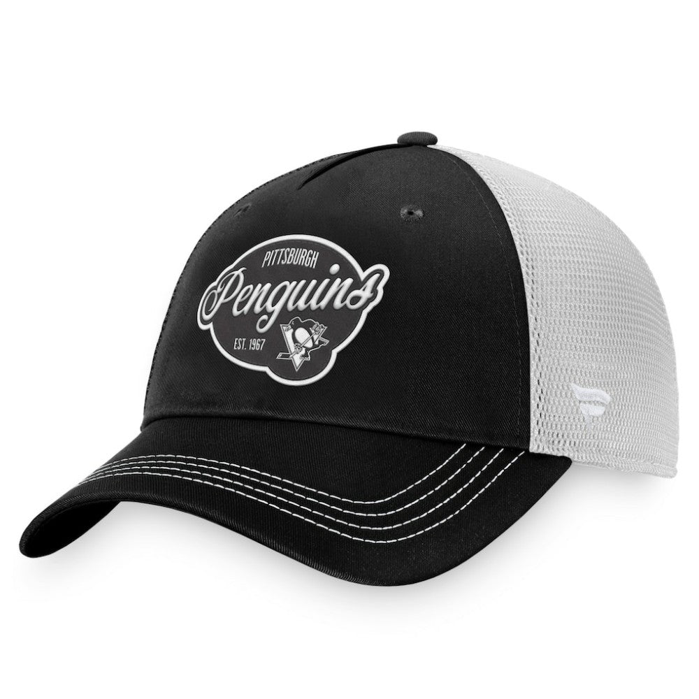 NHL Pittsburgh Penguins Fanatics Women's Fundamental Trucker Adjustable Hat