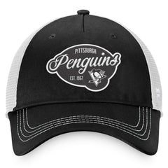 NHL Pittsburgh Penguins Fanatics Women's Fundamental Trucker Adjustable Hat