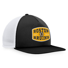 NHL Boston Bruins Fanatics Foam Front Patch Trucker Snapback Hat