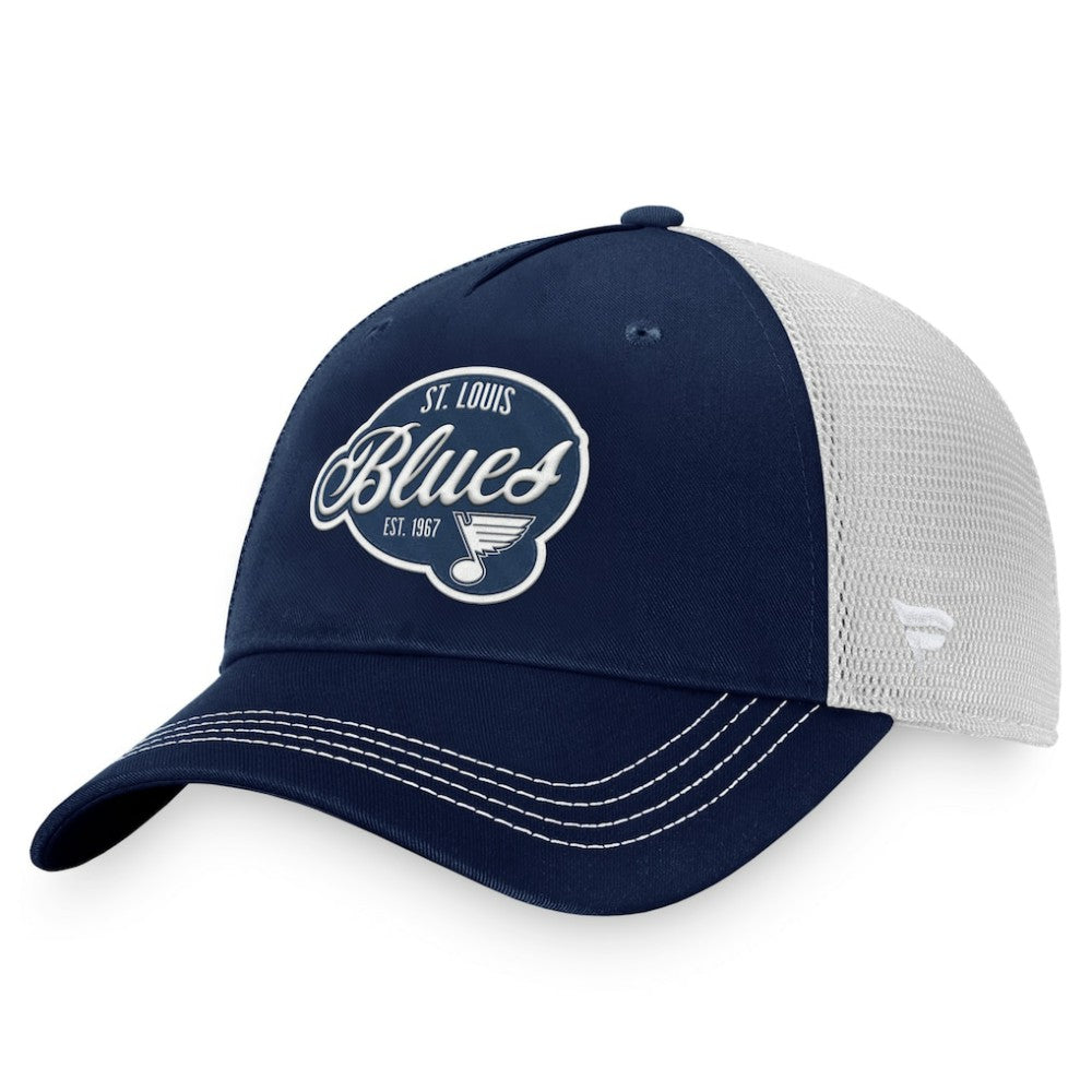NHL St. Louis Blues Fanatics Women's Fundamental Trucker Adjustable Hat