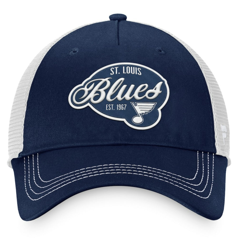 NHL St. Louis Blues Fanatics Women's Fundamental Trucker Adjustable Hat