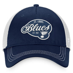NHL St. Louis Blues Fanatics Women's Fundamental Trucker Adjustable Hat