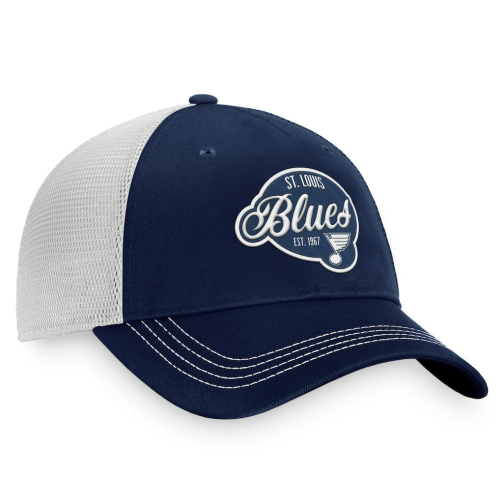 NHL St. Louis Blues Fanatics Women's Fundamental Trucker Adjustable Hat