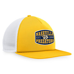 NHL Nashville Predators Fanatics Foam Front Patch Trucker Snapback Hat