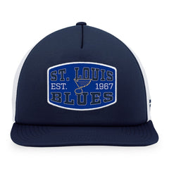 NHL St. Louis Blues Fanatics Foam Front Patch Trucker Snapback Hat