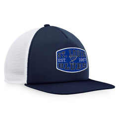 NHL St. Louis Blues Fanatics Foam Front Patch Trucker Snapback Hat
