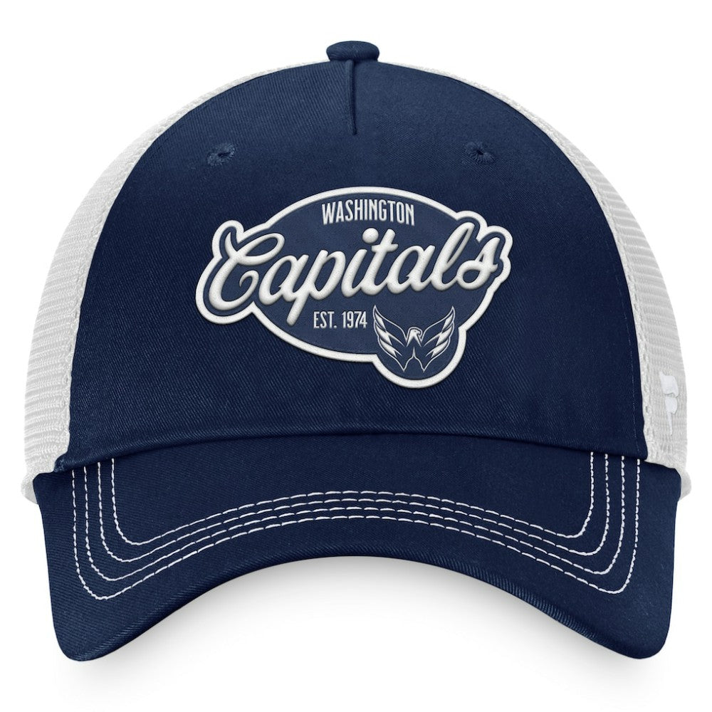 NHL Washington Capitals Fanatics Women's Fundamental Trucker Adjustable Hat