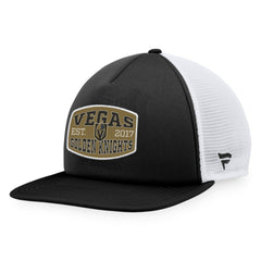 NHL Vegas Golden Knights Fanatics Foam Front Patch Trucker Snapback Hat