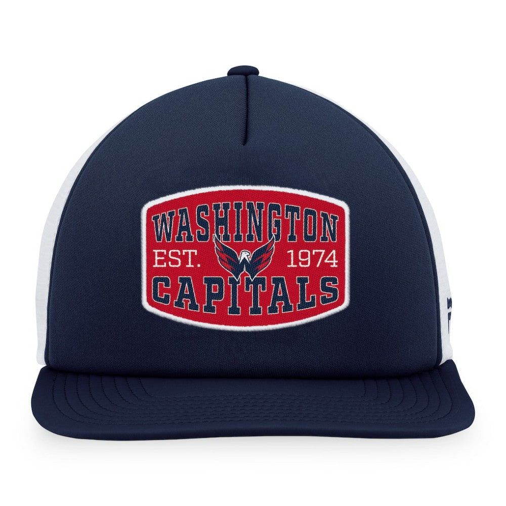 NHL Washington Capitals Fanatics Foam Front Patch Trucker Snapback Hat