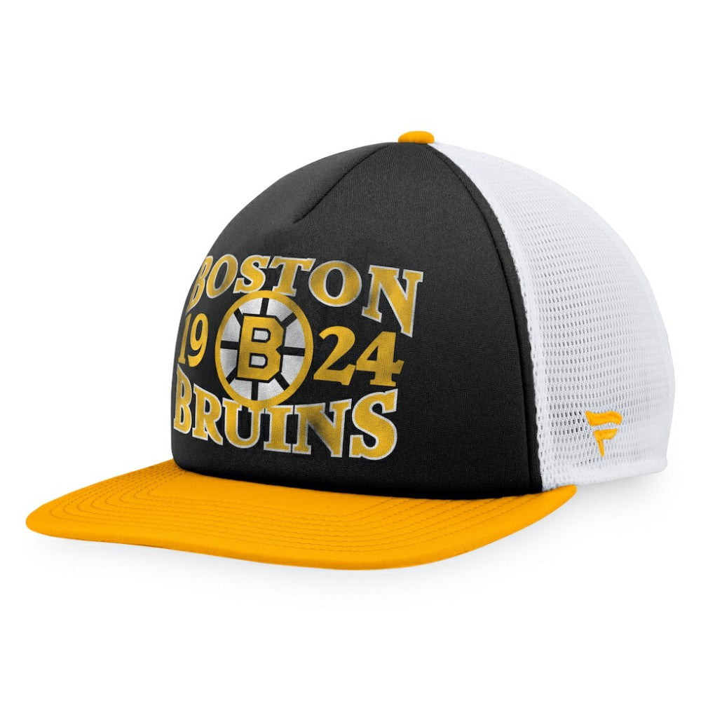 NHL Boston Bruins Fanatics Heritage Vintage Foam Front Trucker Snapback Hat
