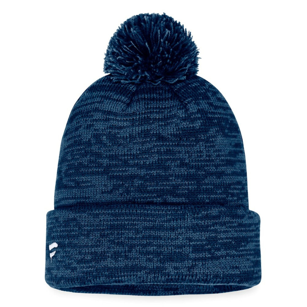 NHL Seattle Kraken Fanatics Fundamental Cuffed Knit Hat with Pom