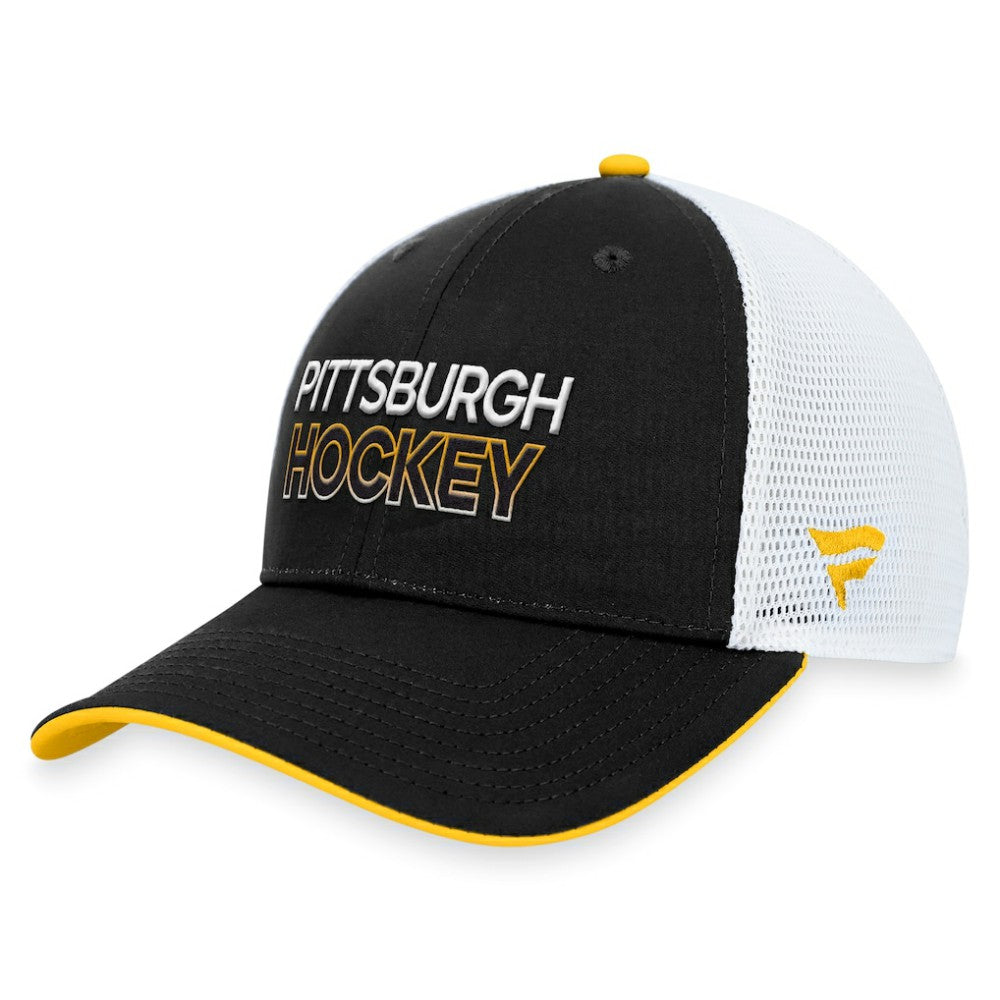 NHL Pittsburgh Penguins Fanatics Authentic Pro Alternate Jersey Trucker Adjustable Hat